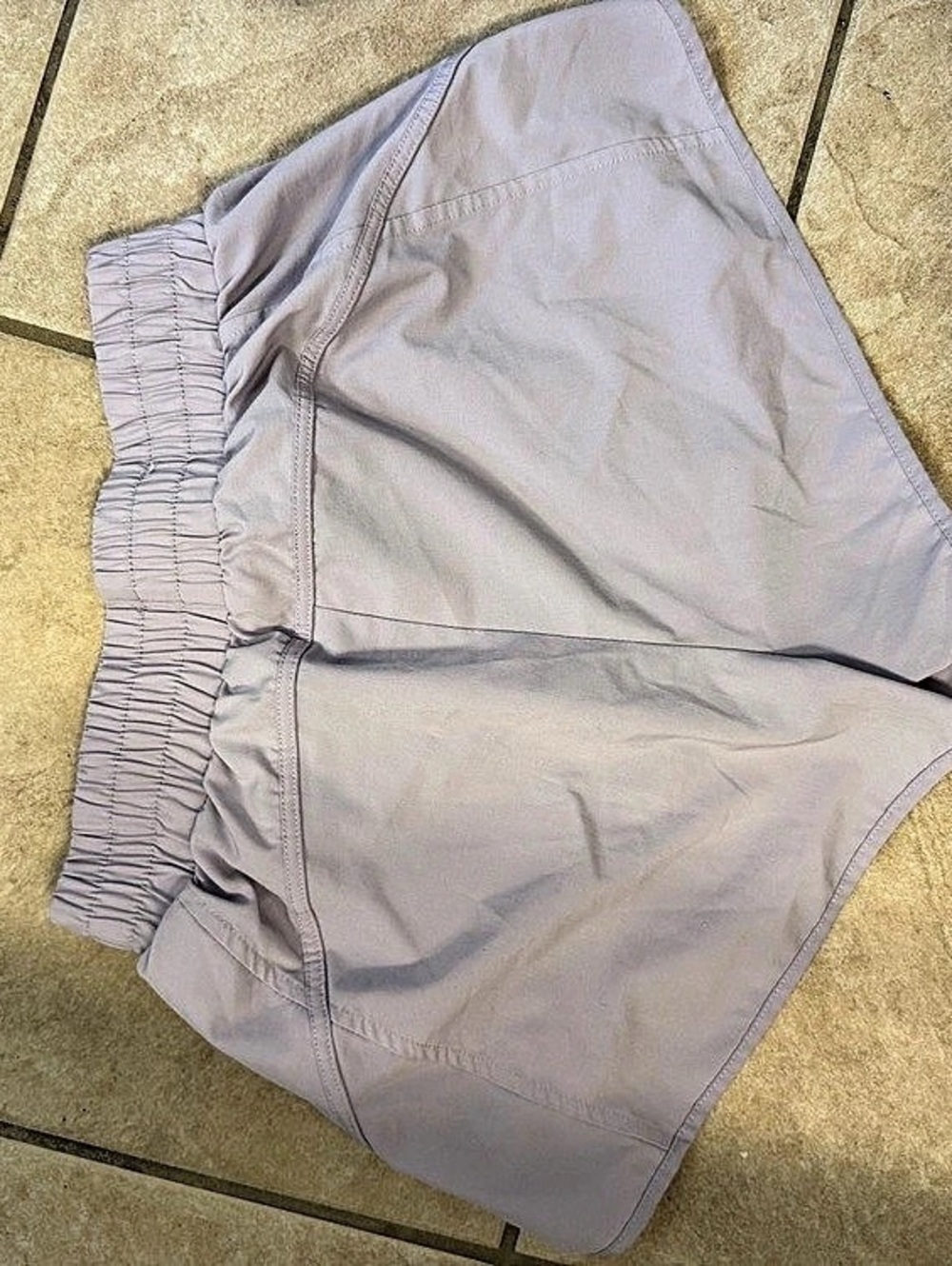 High-Rise Lined Short 5” Purple